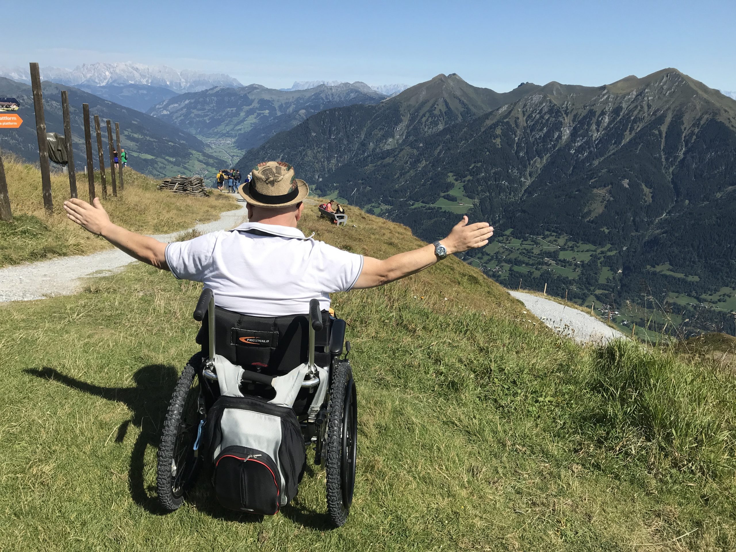 rollende engel bad gastein hängebrücke berg gebirge großglockner